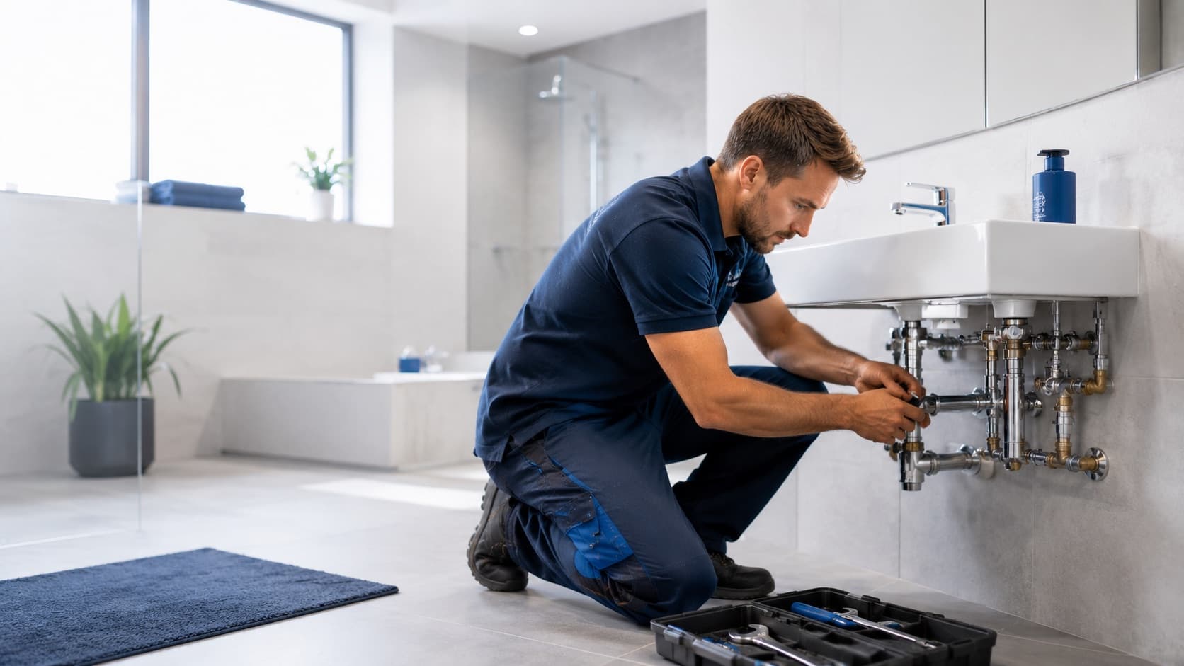 FARBWERK Maler bei sauberer Arbeit